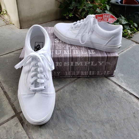 Old Skool True White Vans - Picture 8 of 8